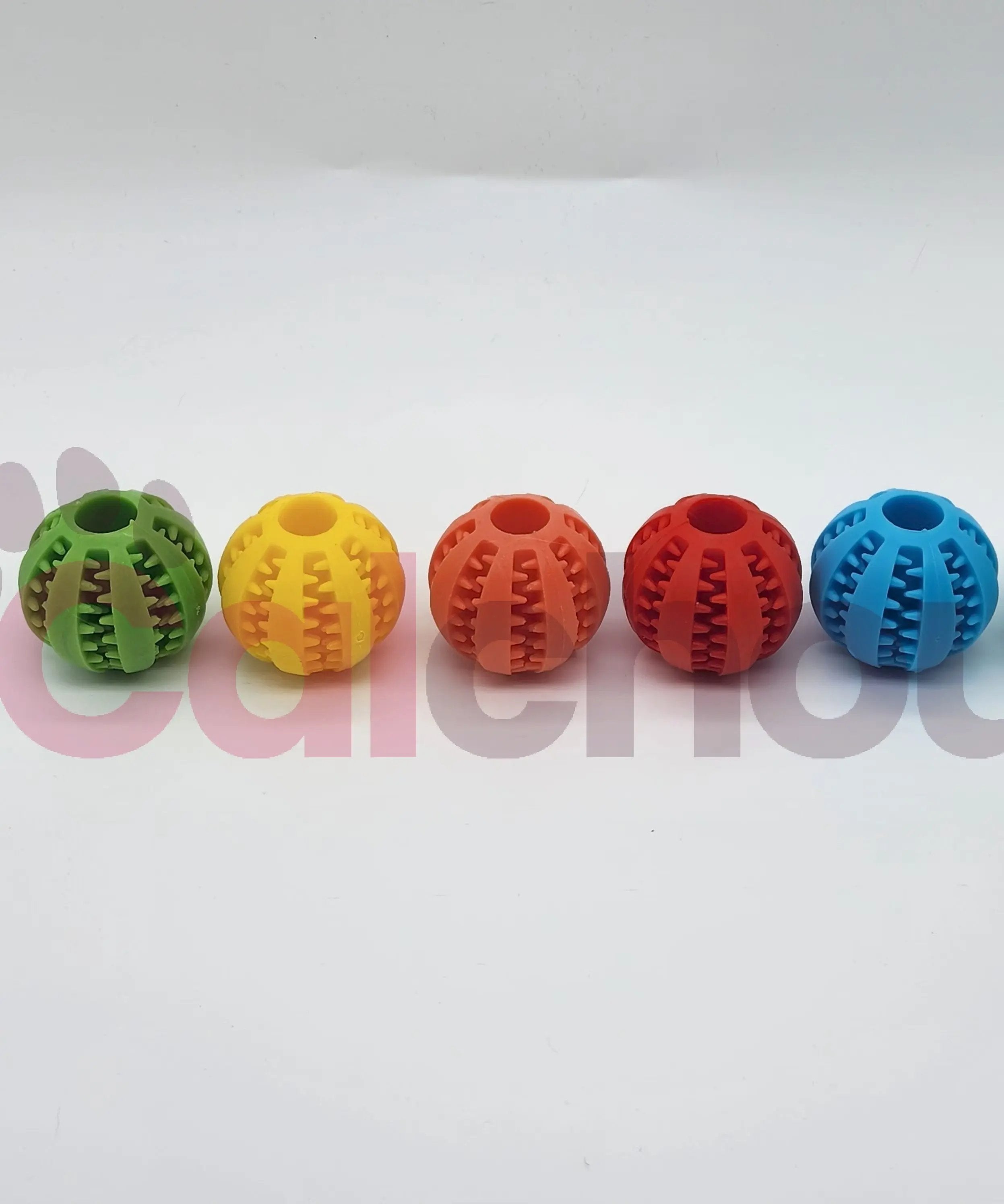 Lot de 5 Balles distributrices de friandises pour chats et chiens Calchou