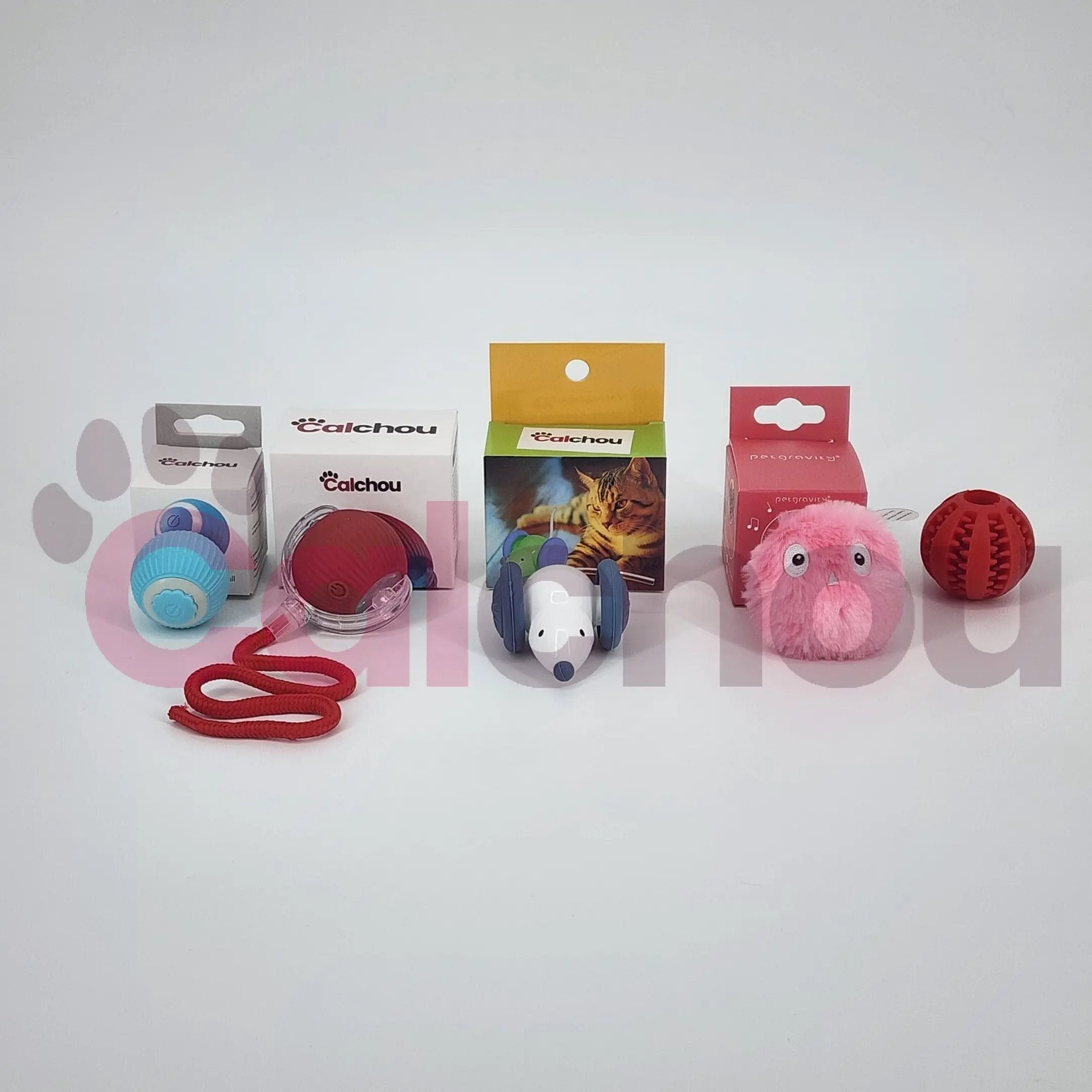 Lot de jouets interactif pour chats Calchou