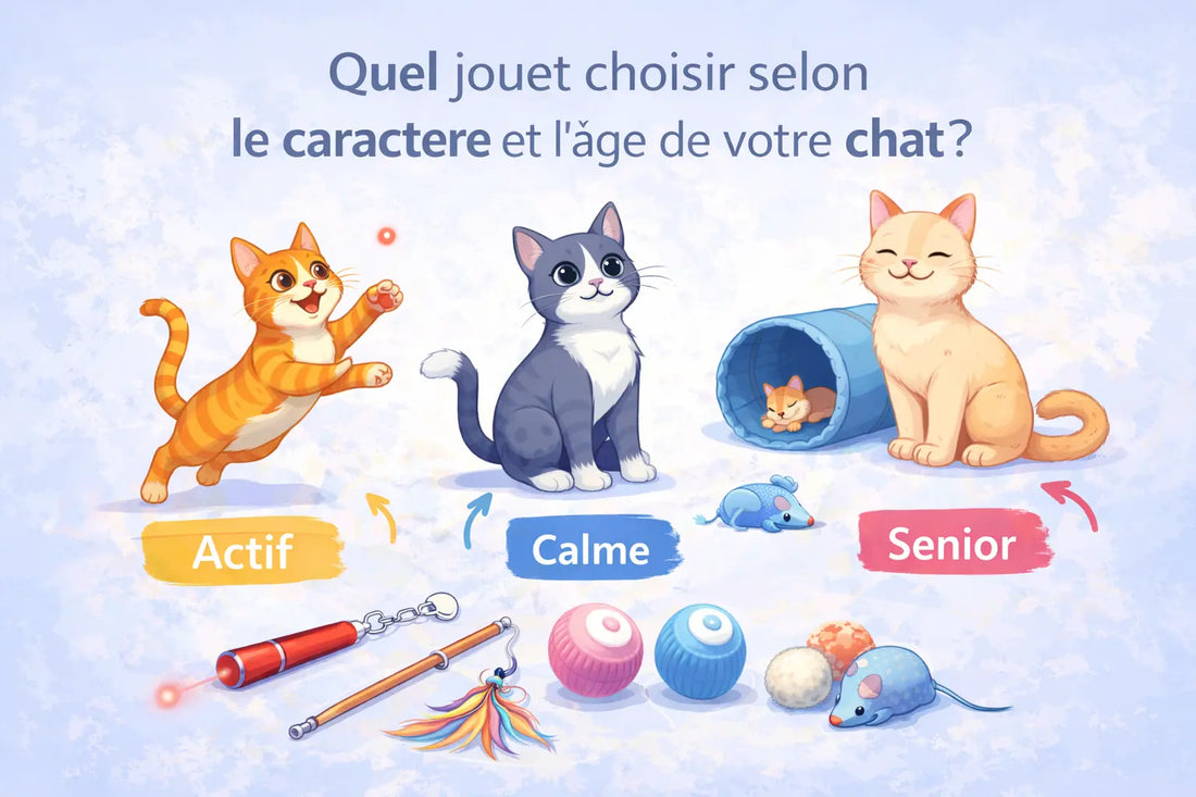 Quel jouet choisir selon le caractère et l'âge de votre chat ? Calchou