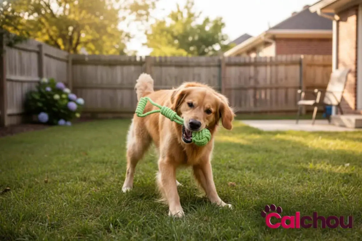 Corde à lancer pour chiens Calchou