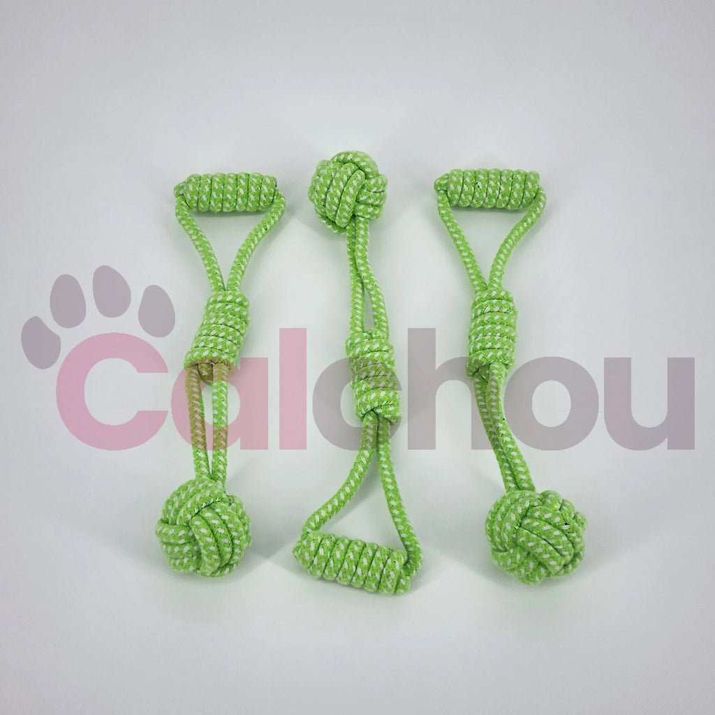 Lot de 3 Cordes à lancer pour chiens Calchou
