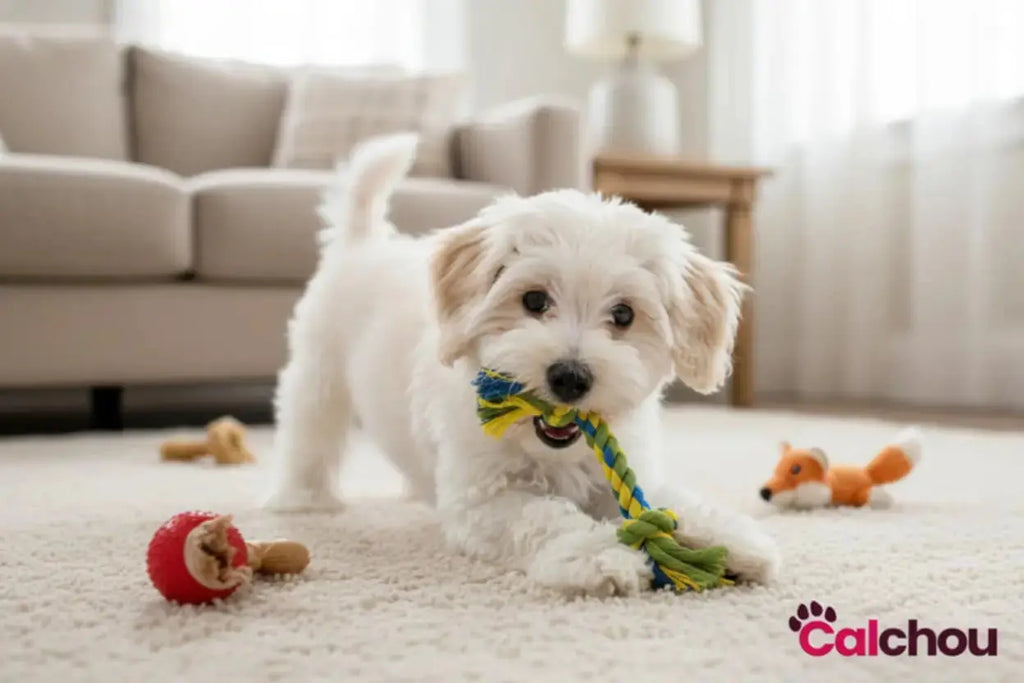 Lot de 5 petites cordes pour chiens Calchou