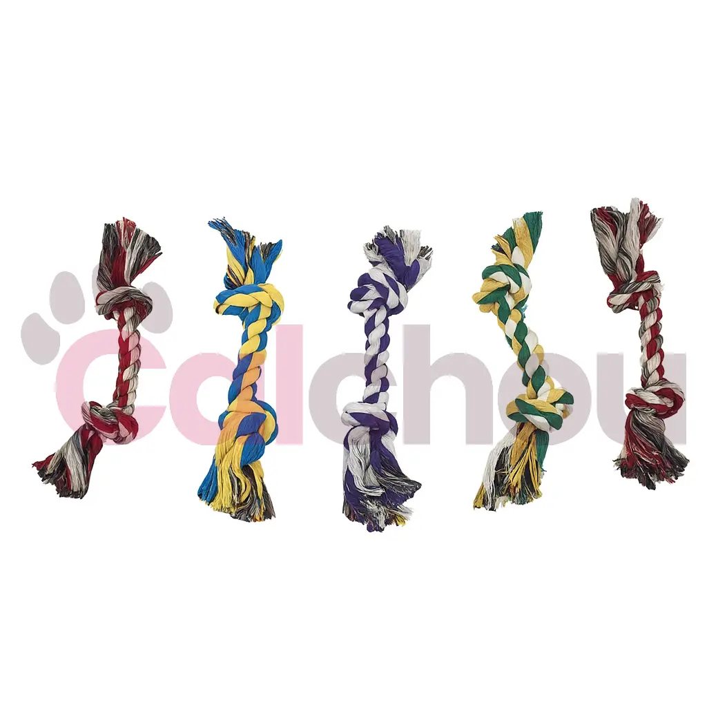 Lot de 4 cordes pour chiens Calchou