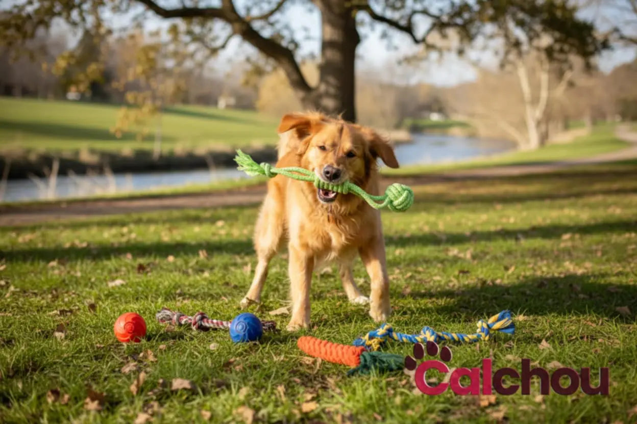 Lot de 6 jouets pour chiens Calchou