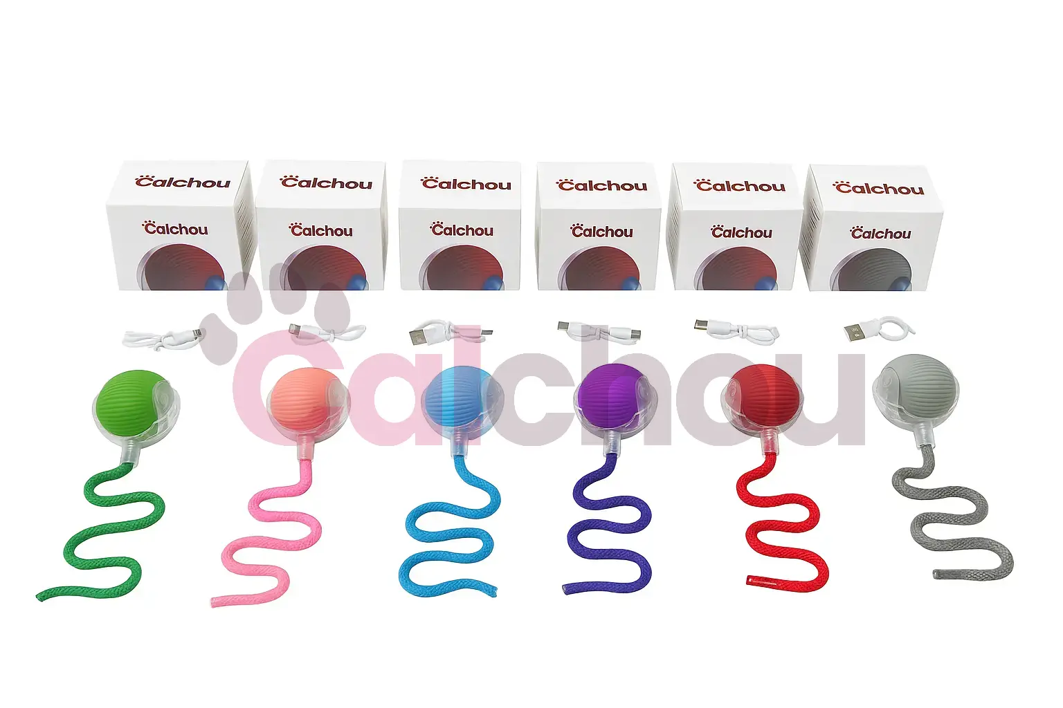 Lot de jouets premium pour chats Calchou
