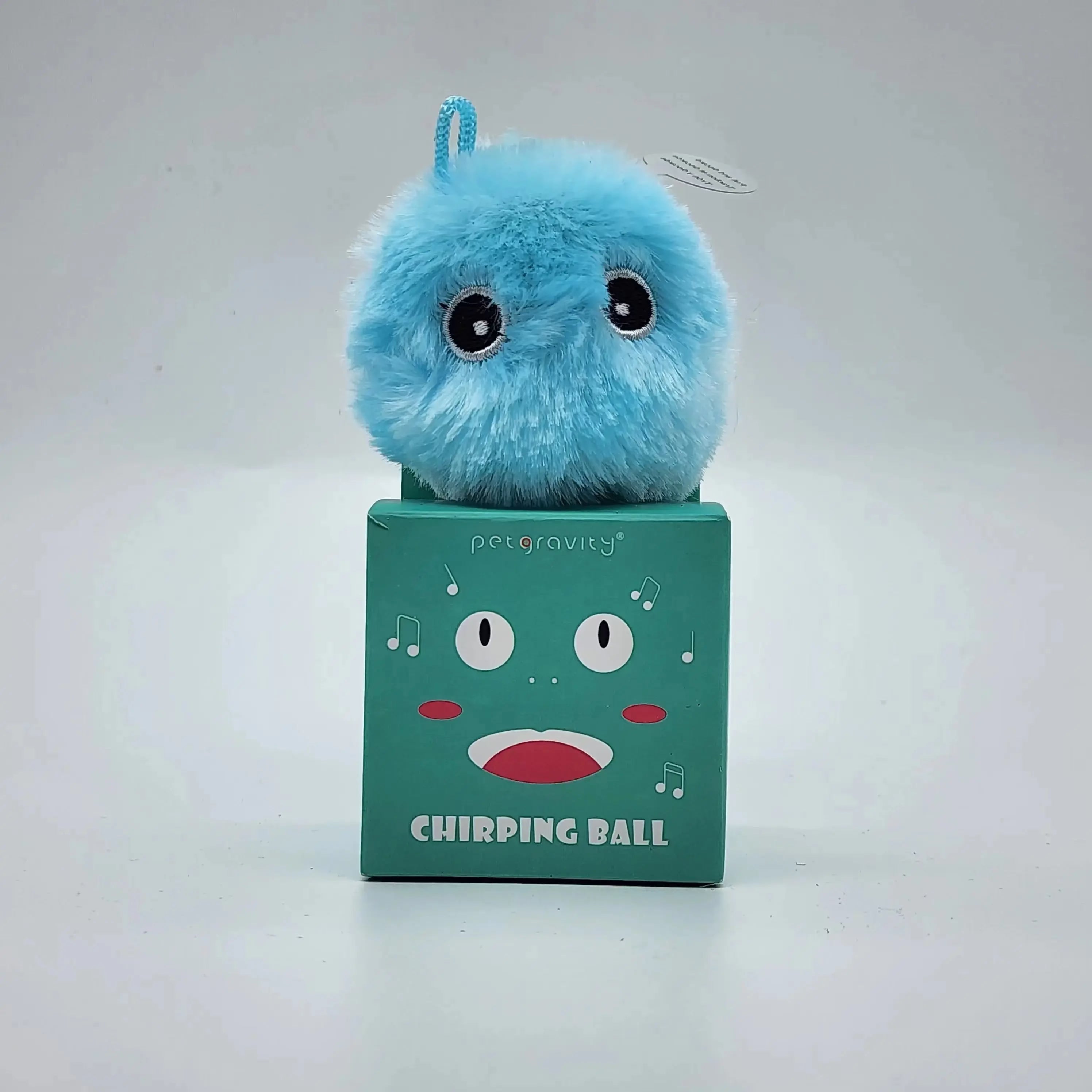 balle en peluche bleue Calchou
