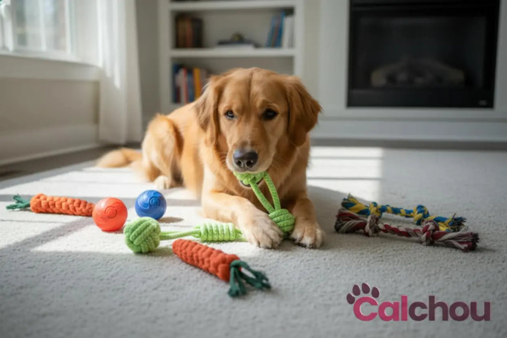 Lot de 6 jouets pour chiens Calchou