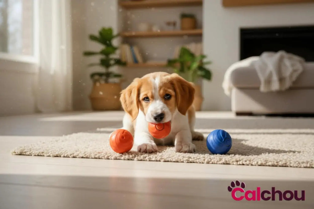 Lot de 3 Jump Balles pour chiens Calchou